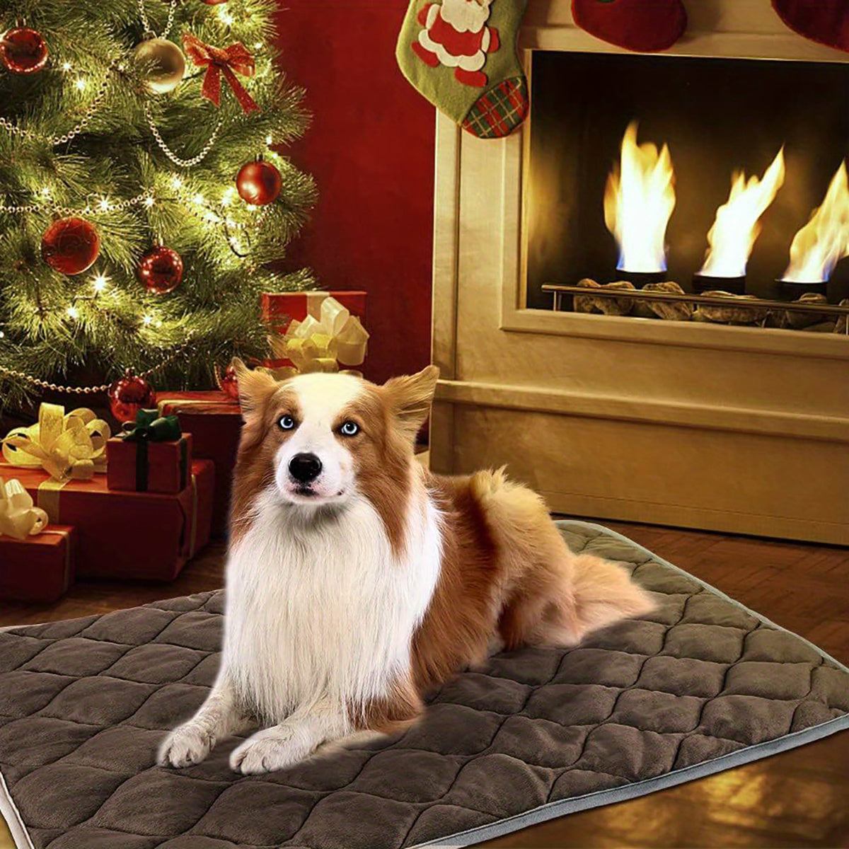 Self-Heating Non-Slip Pet Bed Mat for Dogs and Cats