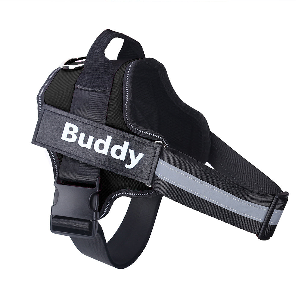 Personalized No-Pull Reflective Adjustable Dog Harness Vest