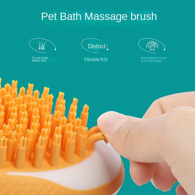 Pet Bath Brush 2-in-1 SPA Massage Comb - Shop Savvy HQ