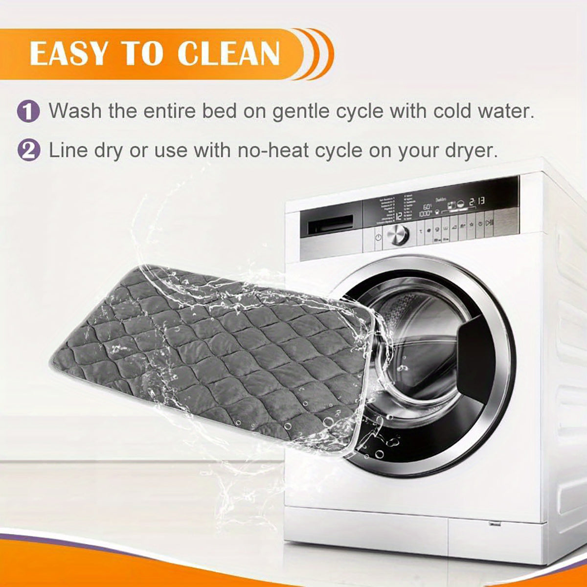 Self-Heating Non-Slip Pet Bed Mat for Dogs and Cats