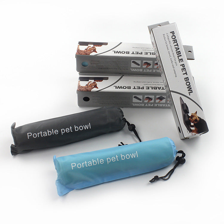 Pet Silicone Folding Bowl - Shop Savvy HQ