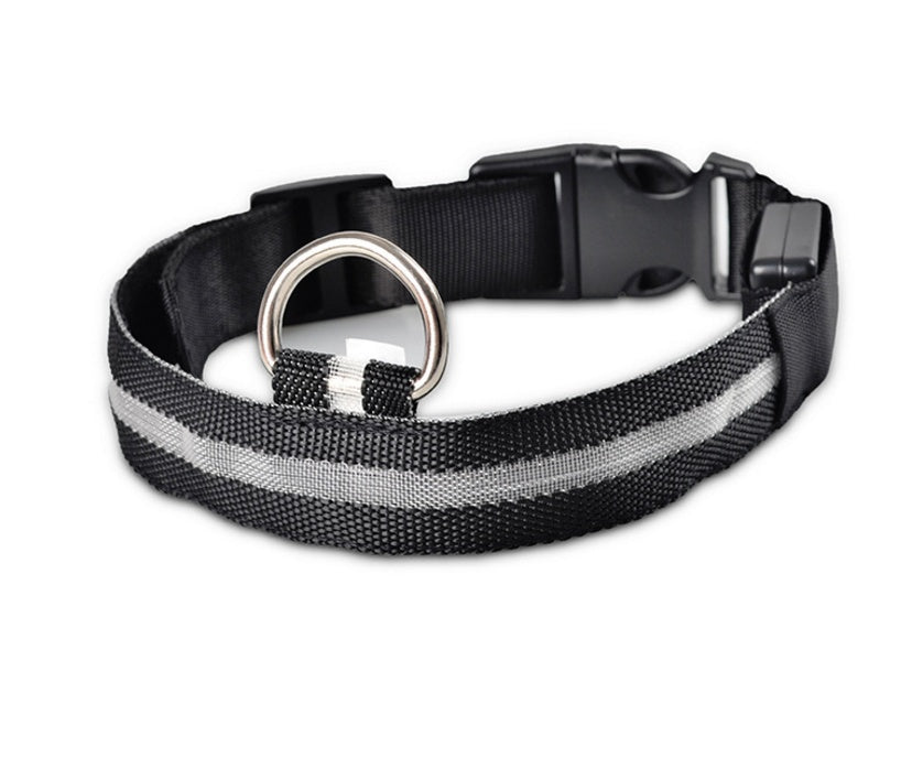 LED Glow Dog Collar for Night Safety and Visibility