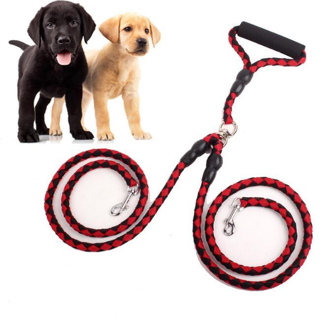 Double-Ended Traction Rope For Walking Two Pets - Shop Savvy HQ