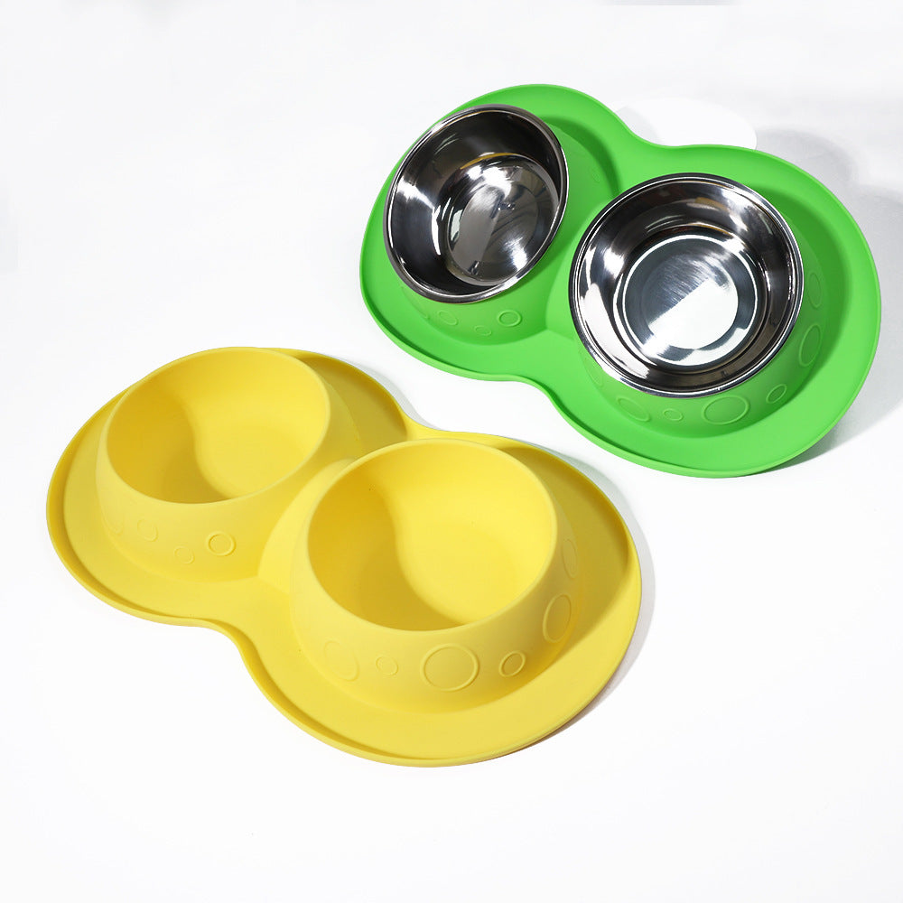 Waterproof non-slip 2 In 1 Pet Bowl & Feeders - Shop Savvy HQ