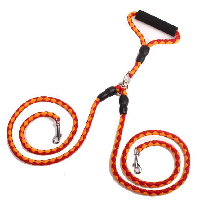 Double-Ended Traction Rope For Walking Two Pets - Shop Savvy HQ