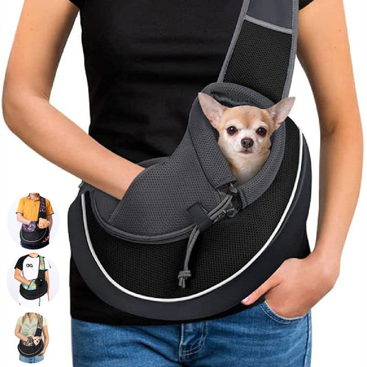 Portable Crossbody Pet Carrier Bag for Dogs and Cats