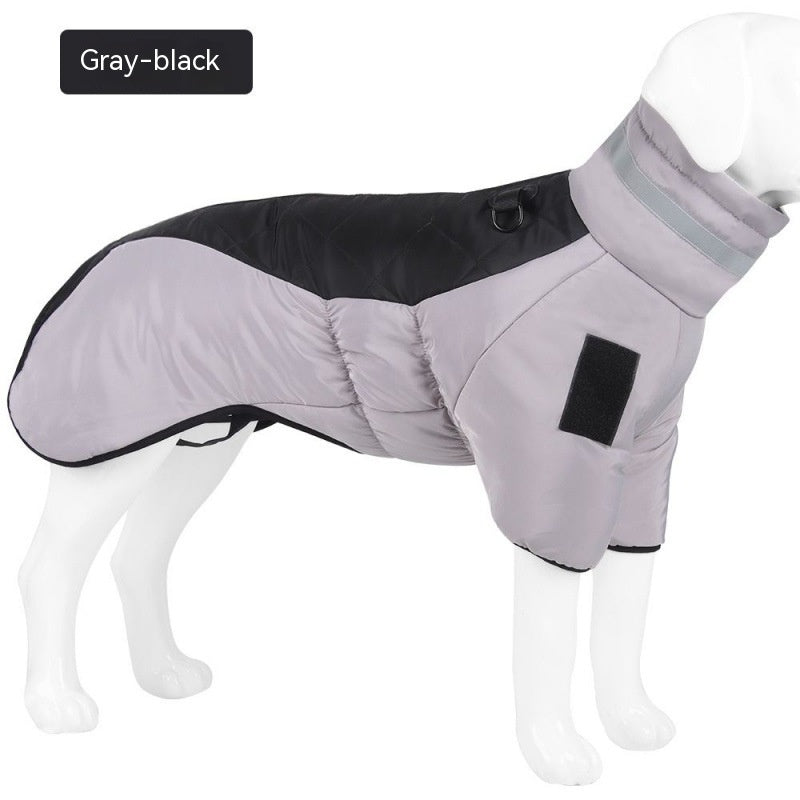 Warm Waterproof Winter Jacket for Medium and Large Dogs