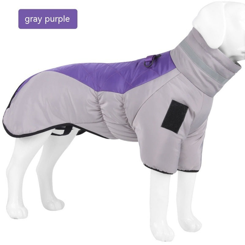Warm Waterproof Winter Jacket for Medium and Large Dogs