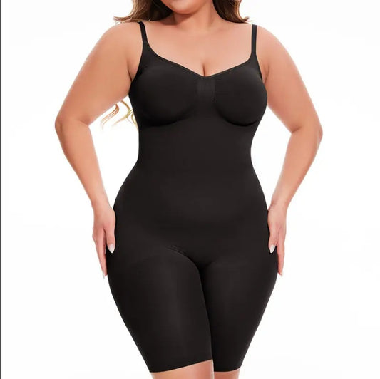 Postpartum Shapewear Sculpting Short Mid-Thigh Slimming Body Shaper for Women