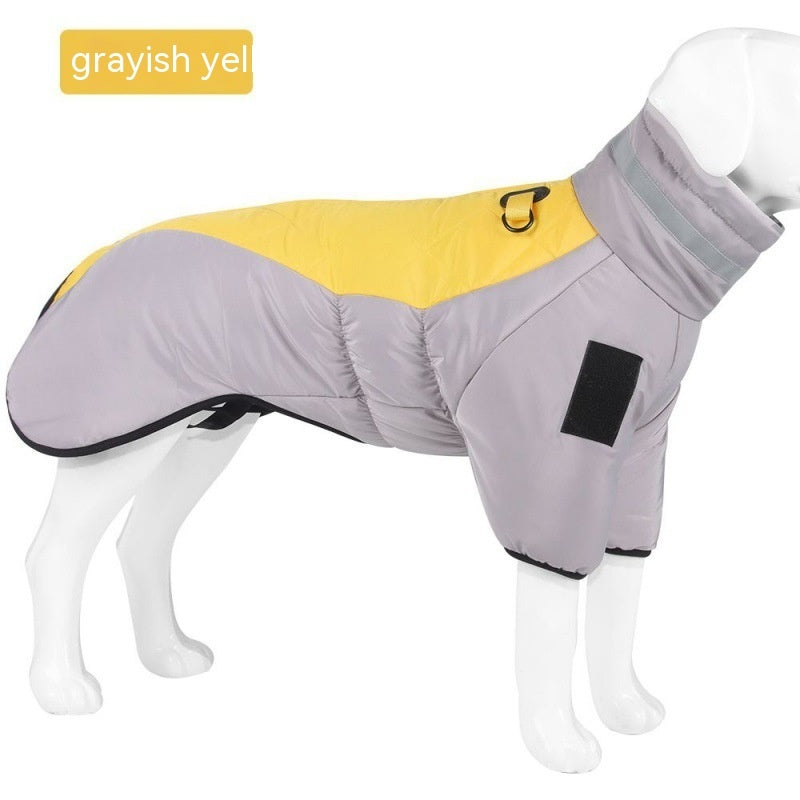 Warm Waterproof Winter Jacket for Medium and Large Dogs